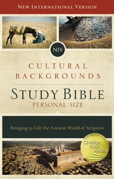 NIV, Cultural Backgrounds Study Bible, Personal Size, Red Letter Edition: Bringing to Life the Ancient World of Scripture