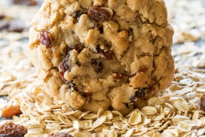The Best Chewy Oatmeal Raisin Cookies - perfect texture, full of oats, raisins, and nuts. the-girl-who-ate-everything.com